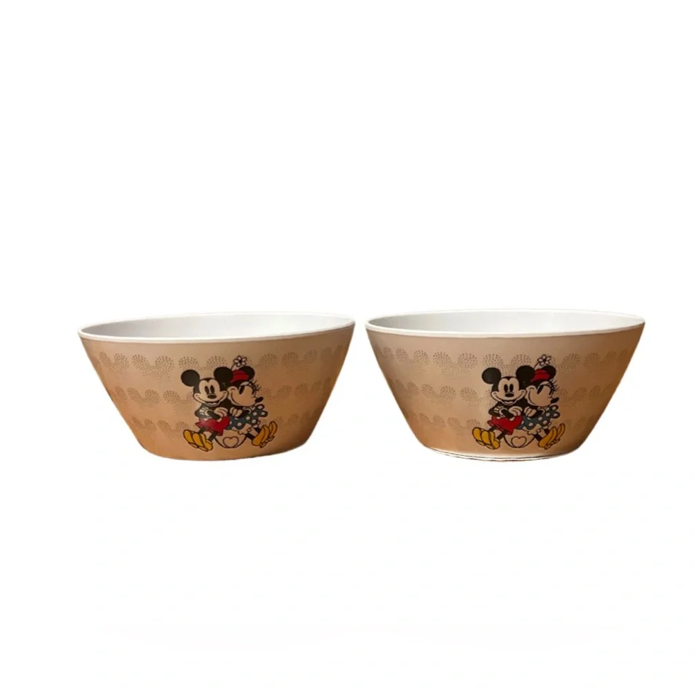 Disney Mickey & Minnie Mouse Melamine Bowls | Set of 2 | NWT
